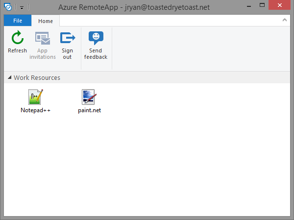 Azure RemoteApp Client